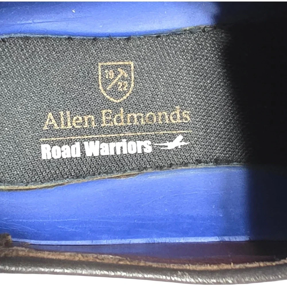 Allen Edmonds Road Warriors Brown Leather Derby Dress Shoes 11 D Made in USA